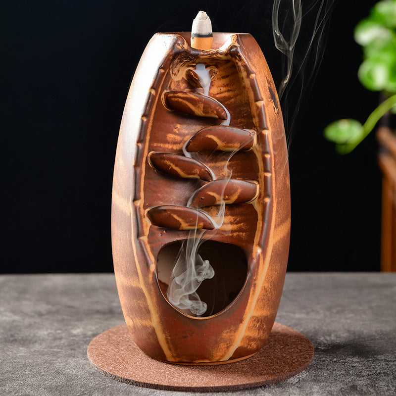 Mountain River Backflow Incense Holder