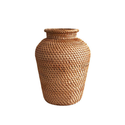 Simple Handmade Rattan Vase