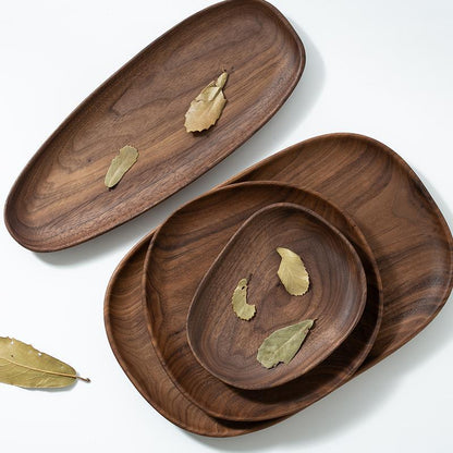 Irregular Walnut Serving Plates