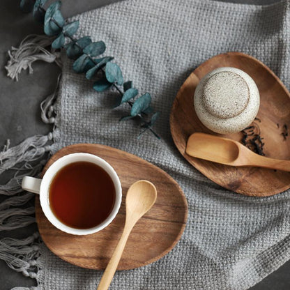 American Irregular Walnut Serving Plates