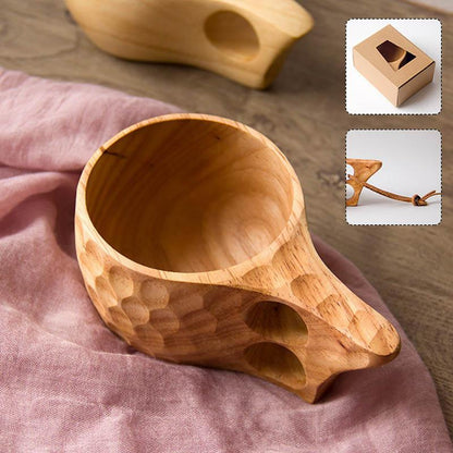 Ancient Handmade Rubberwood Cup