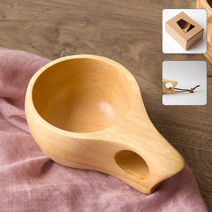 Ancient Handmade Rubberwood Cup