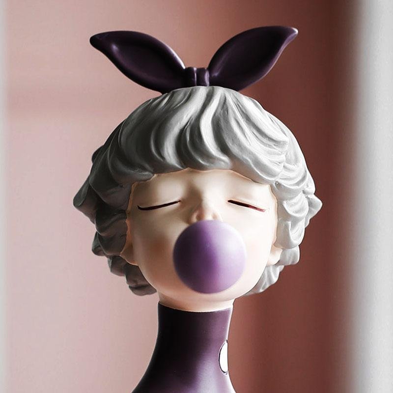 Cute Bubble Girl Figurine