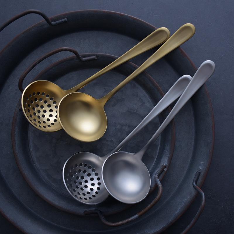 Golden Frosted Kitchen Utensil Set