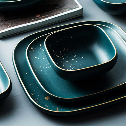 Luxury Green Rhyme Dinnerware