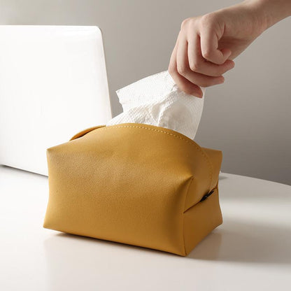 Luxury Leather Tissue Box