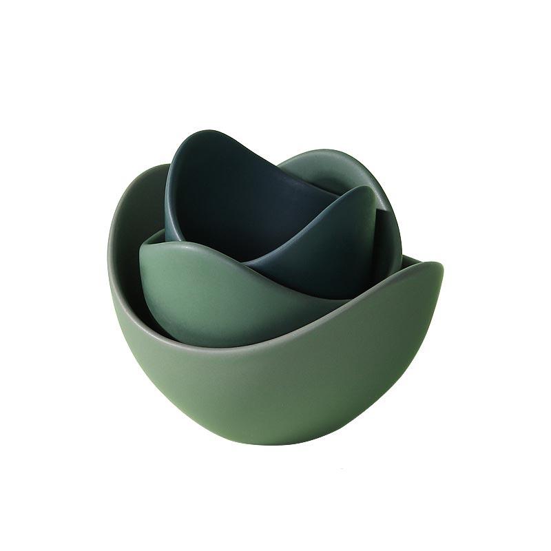 Morandi Lotus Stacked Bowl