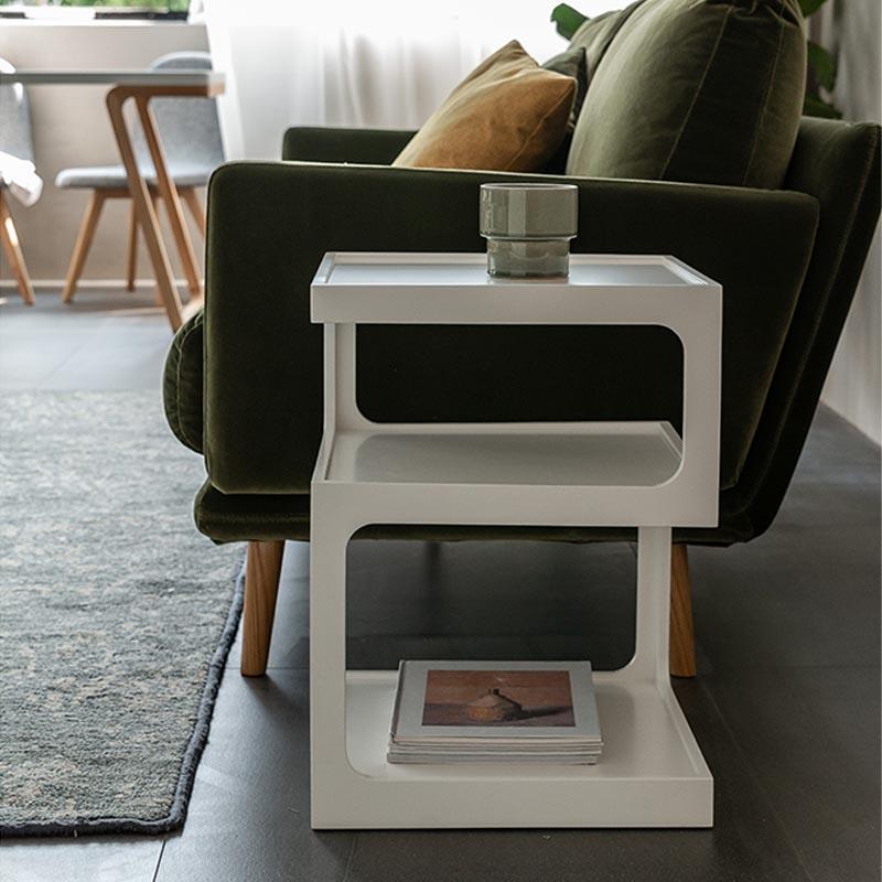 Morein Square Frame Storage Accent Table