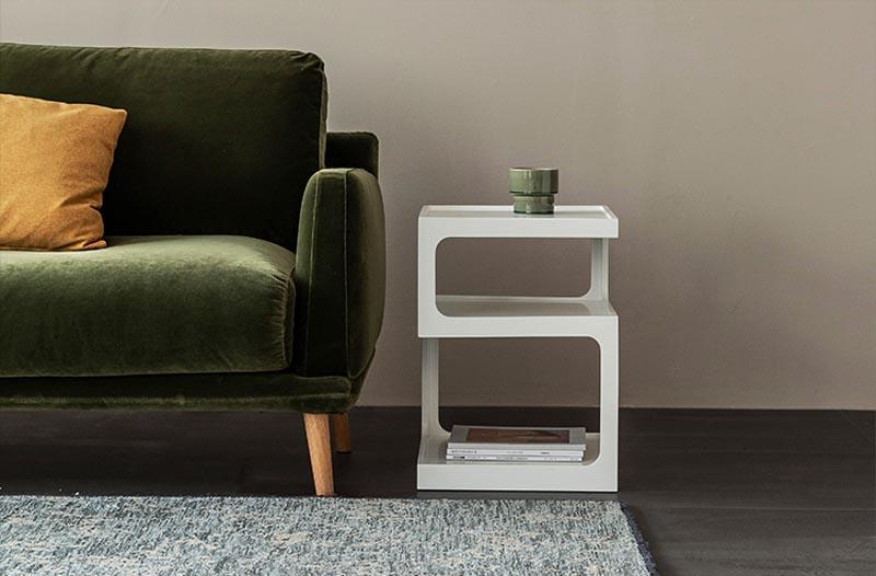 Morein Square Frame Storage Accent Table